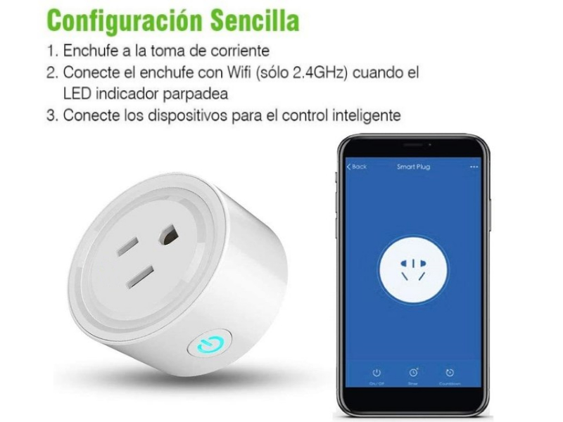 Toma-Enchufe Smart Inteligente Alexa/Google